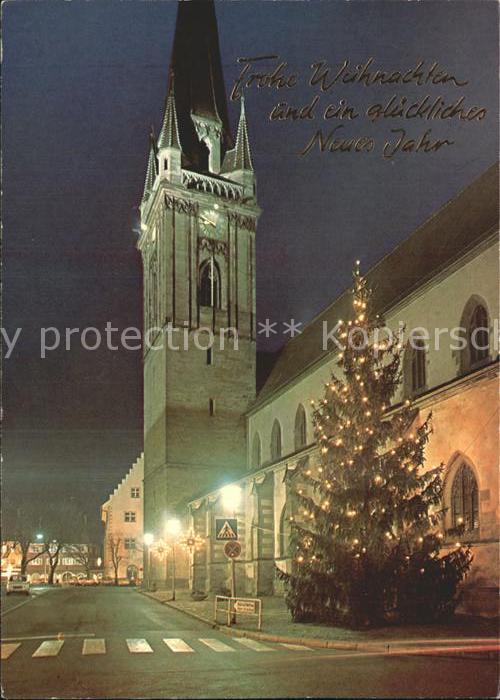 Radolfzell Bodensee Weihnhachtskarte Kirchenpartie bei Nach