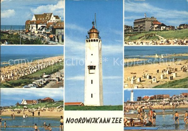 Noordwijk aan Zee  Strände Leuchtturm