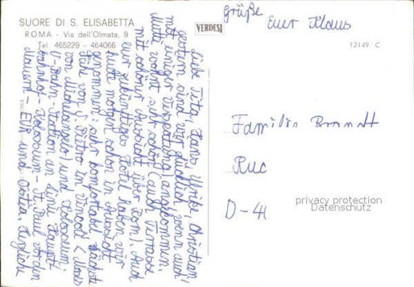 Roma Rom Suore di S. Elisabetta – Bild 2