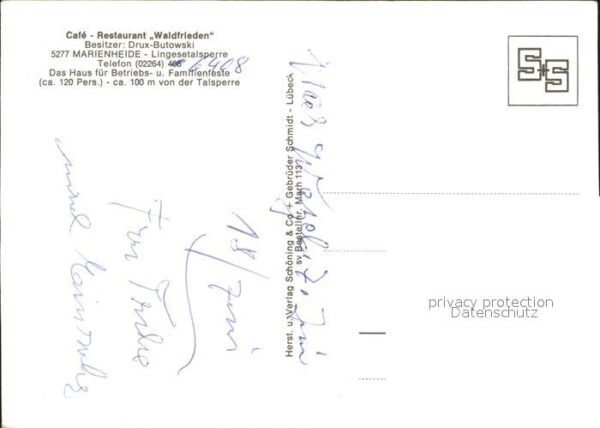 Marienheide Cafe Restaurant Waldfrieden – Bild 2