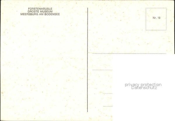Meersburg Bodensee Fürstebhäusel Droste Museum – Bild 2