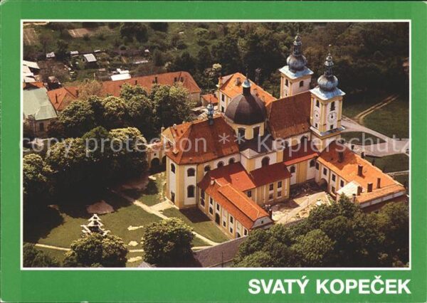 Svaty Kopecek Olomouce Fliegeraufnahme mit Kirche