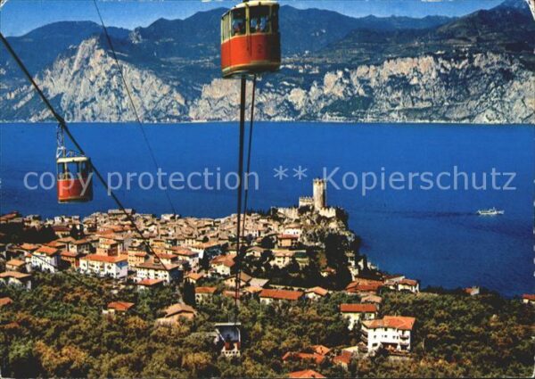 Malcesine Lago di Garda Seilbahn mit Lago di Garda