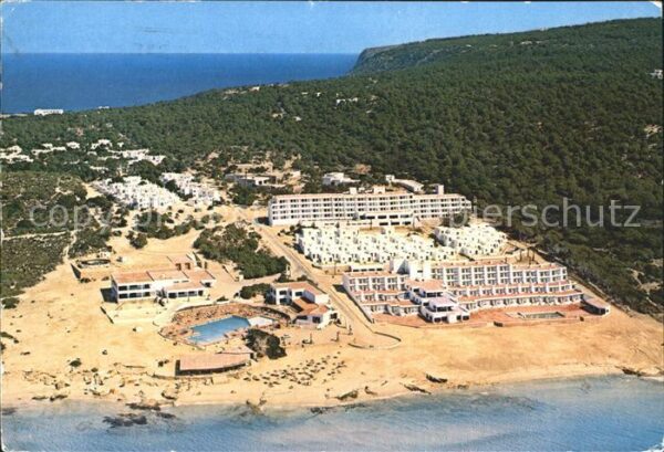 Formentera Fliegeraufnahme Touristenkomplex Mar Y