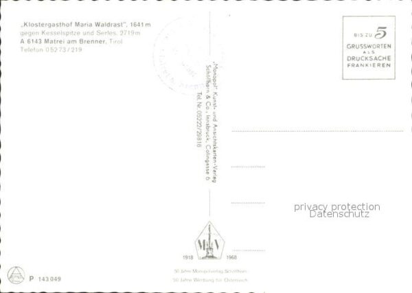Matrei Brenner Klostergasthof Maria Waldrast – Bild 2