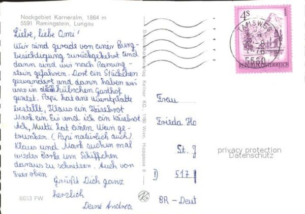 Ramingstein Alpengasthof Karneralm – Bild 2