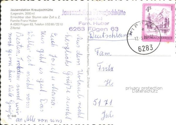 Fuegen Kreuzjochhütte – Bild 2