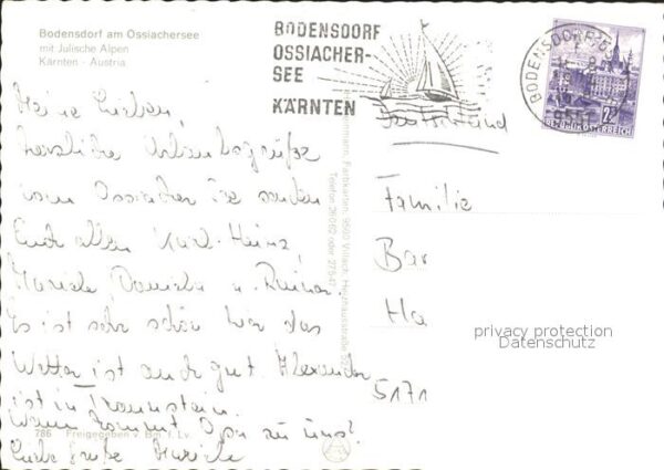 Bodensdorf Steindorf Fliegeraufnahme mit Ossiachersee – Bild 2