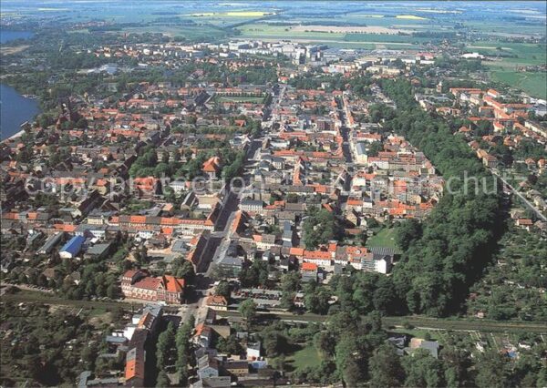 Neuruppin Fliegeraufnahme Fontanestadt