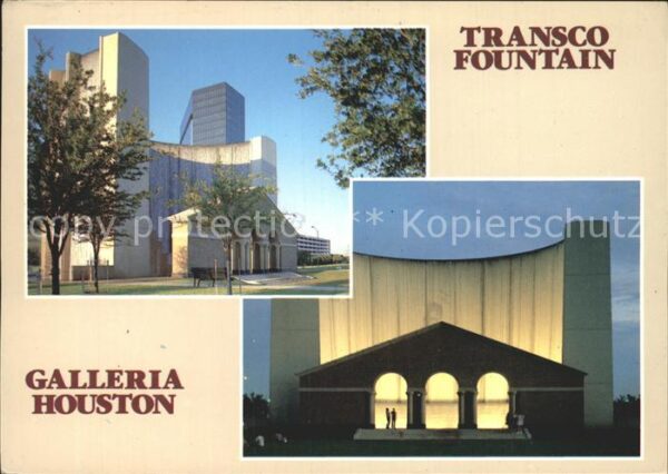 Houston  Texas USA Transco Fountain Galleria Houston
