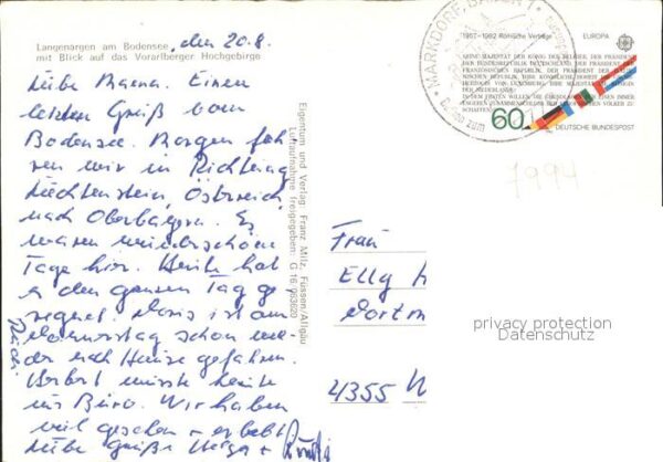 Langenargen Bodensee Fliegeraufnahme mit See und Vorarlberg – Bild 2