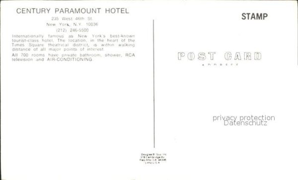 New York City Century Paramount Hotel – Bild 2