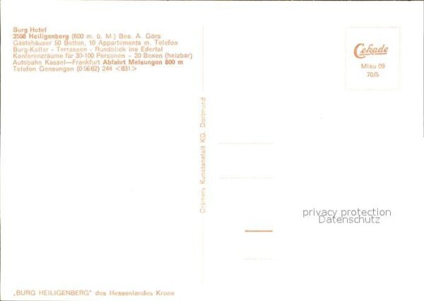 Heiligenberg Baden Burghotel – Bild 2