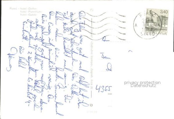 Porec Fliegeraufnahme Hotels Delfin Parentium – Bild 2