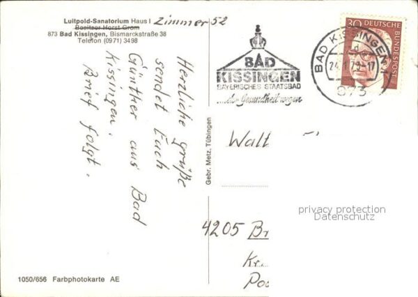 Bad Kissingen Luitpold Sanatorium – Bild 2