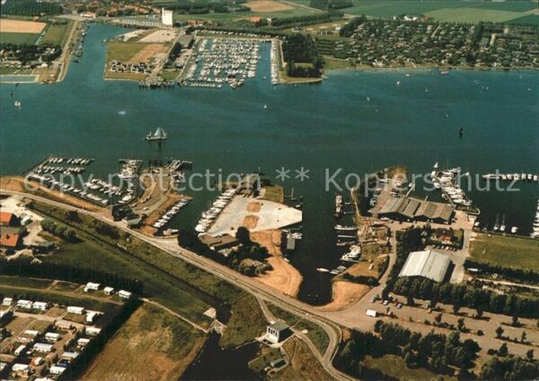 Wolphaartsdijk Goes Zeeland Fliegeraufnahme Hafen