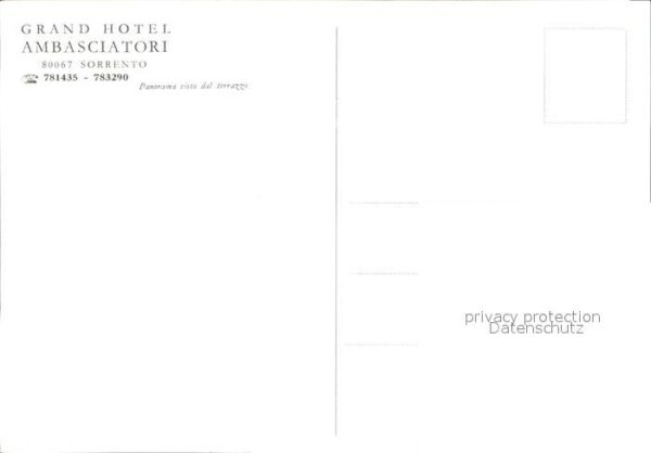 Sorrento Campania Grand Hotel Ambasciatori – Bild 2