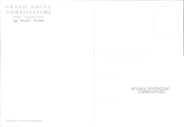 Sorrento Campania Grand Hotel Ambasciatori – Bild 2