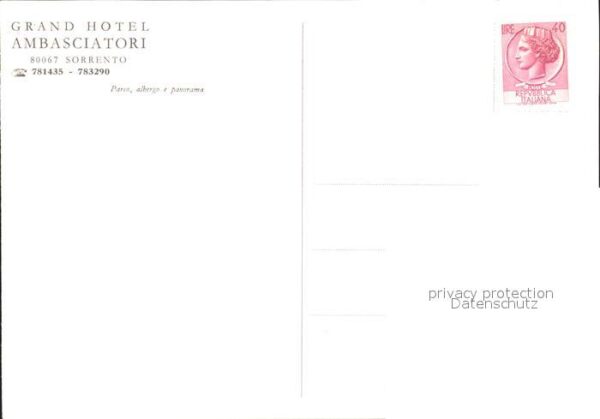 Sorrento Campania Grand Hotel Ambasciatori – Bild 2