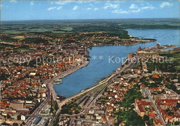 Flensburg Stadt Forde Fliegeraufnahme