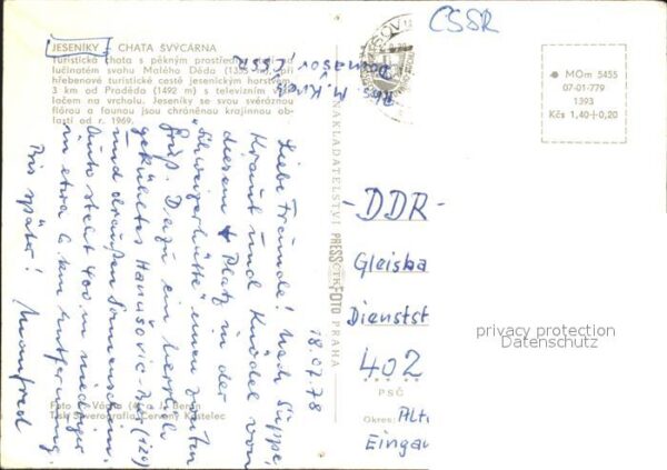 Jeseniky Gebirge Chata Svycarna – Bild 2