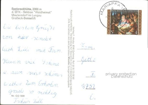 Speiereckhuette Mauterndorf Grosseck-Sessellift Waldhei – Bild 2
