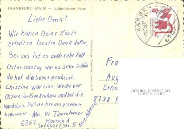 Frankfurt Main Eschenheimer Turm – Bild 2