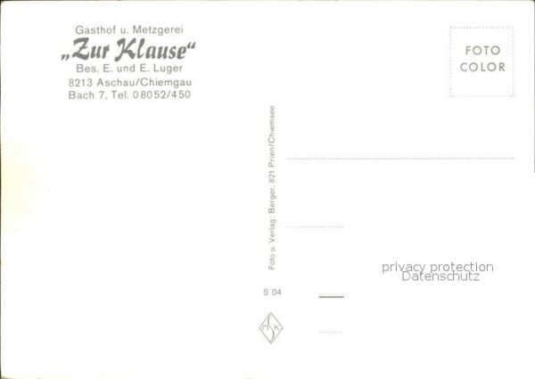 Aschau Chiemgau Gasthof Zur Klause – Bild 2