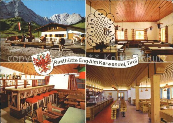 Eng Karwendel Gross Ahornboden Rasthütte Eng Alm