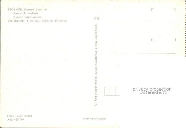Szolnok Kossuth Lajos-Plaatz – Bild 2