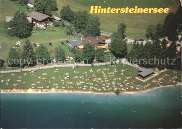 Scheffau Wilden Kaiser Hintersteinersee Fliegeraufnahme Cafe R