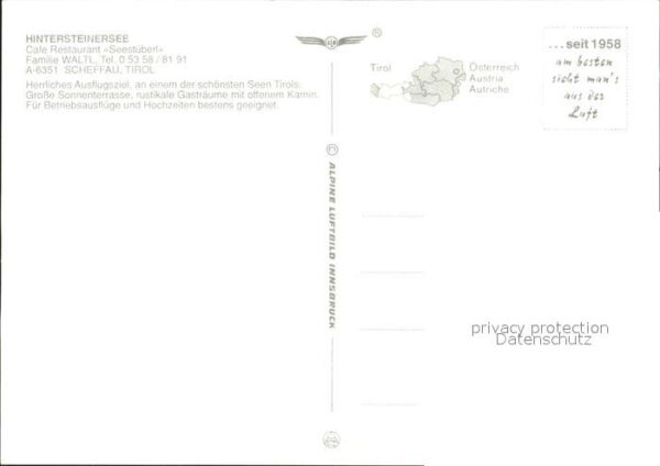 Scheffau Wilden Kaiser Hintersteinersee Fliegeraufnahme Cafe R – Bild 2