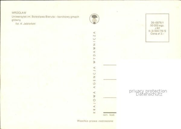 Wroclaw Universität Boleslawa Bierutta – Bild 2