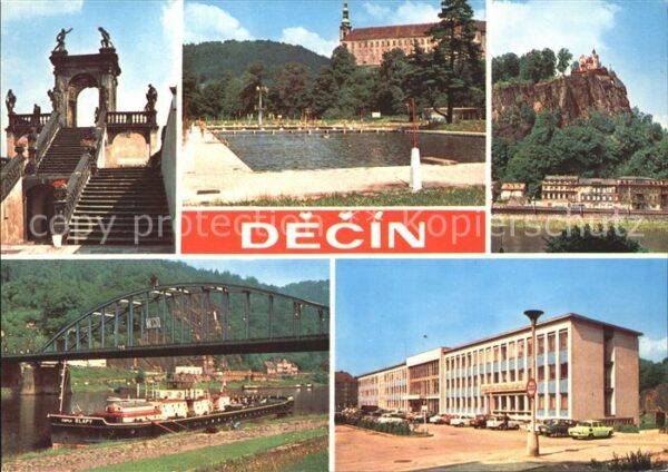Decin Boehmen Budova CSPLO Ruzova zahrada