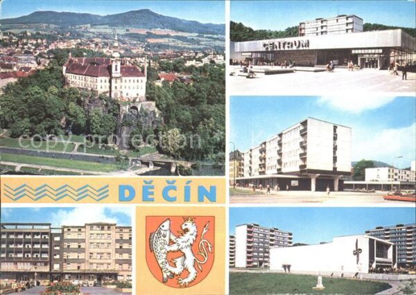 Decin Boehmen Zamek Obchodni stredisko Centrum Kino K