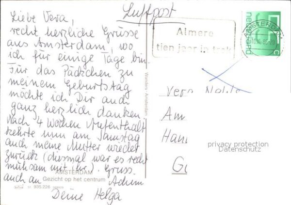 Amsterdam Niederlande Fliegeraufnahme Zentrum – Bild 2