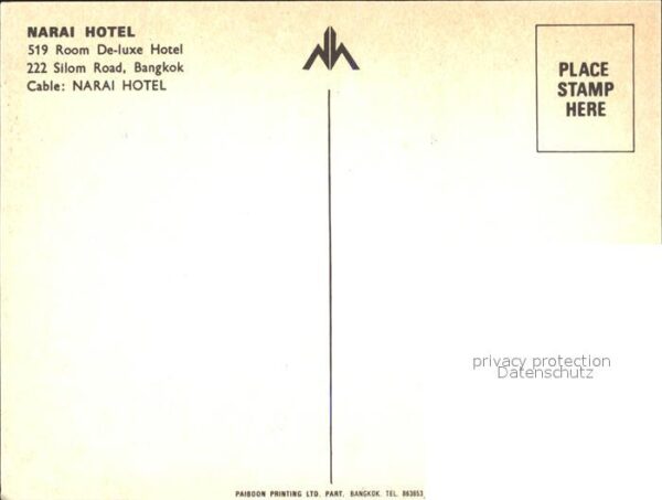 Bangkok Narai Hotel – Bild 2