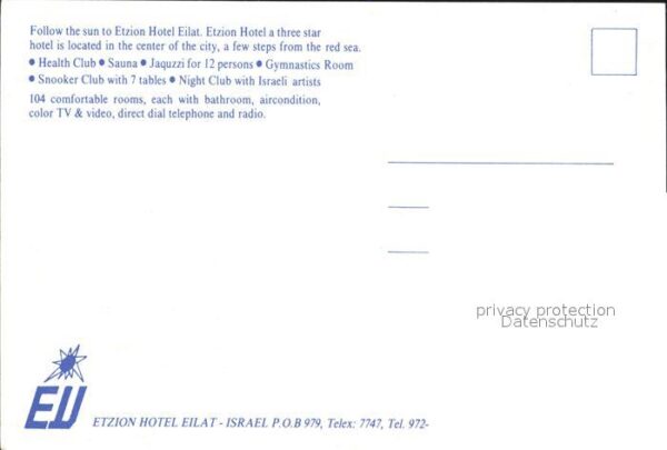 Israel Etzion Hotel Eilat – Bild 2