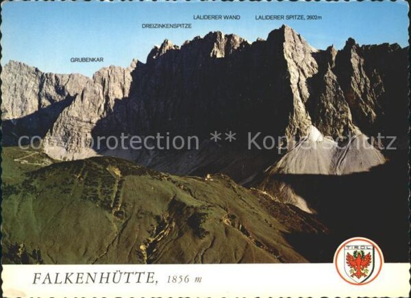 Falkenhuette Dreizinkenspitze Grubenkar Laliderer Wa