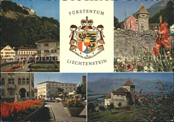 Vaduz Lnadesfürstliche Residenz Postplatz Sch