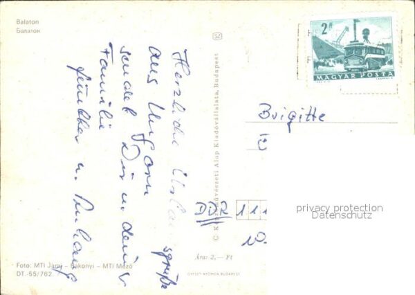Balaton Plattensee Segelboot – Bild 2