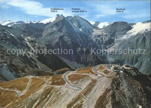 Grossglockner Parkplatz Edelweissspitze Fuscherkarkop