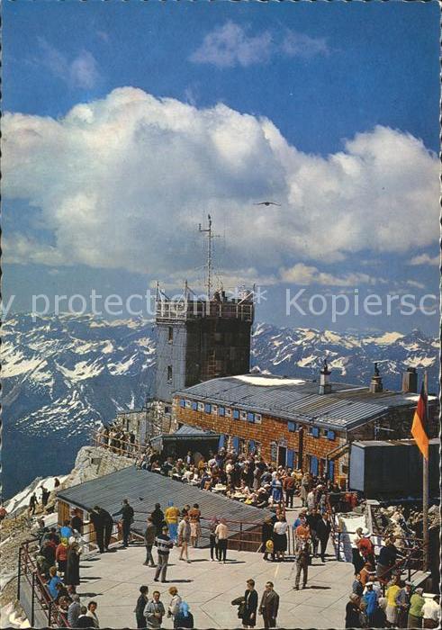Zugspitze Münchner Haus Aussichtsterrasse