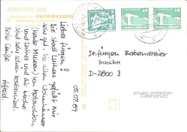 Wittenberg Lutherstadt Fliegeraufnahme – Bild 2