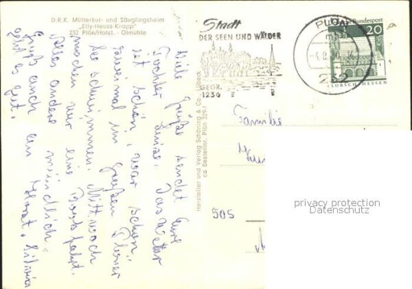 Ploen See D.R.K. Mütterkur- Säuglingsheim Elly-He – Bild 2