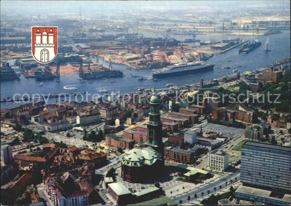 Hamburg Michaeliskirche Hafen