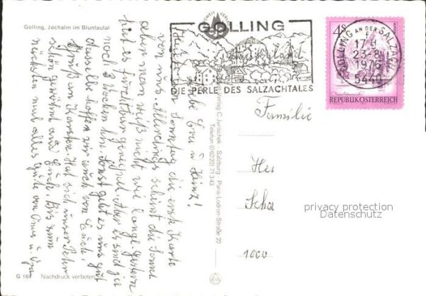 Golling Salzach Jochalm Bluntautal – Bild 2