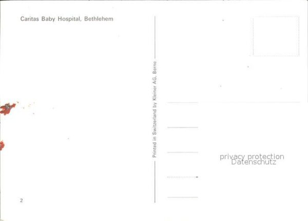 Bethlehem Yerushalayim Caritas Baby Hospital – Bild 2