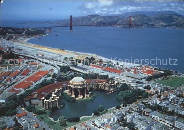 San Francisco California Roman ruin Palace Fine Arts Golden Gate