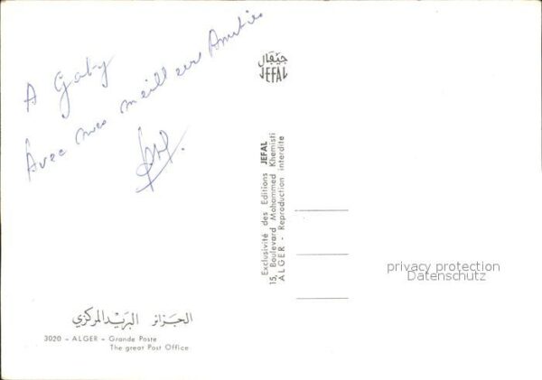 Alger Algerien Grande Poste – Bild 2